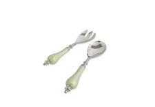 Peony Salad Serving Set Kiwi