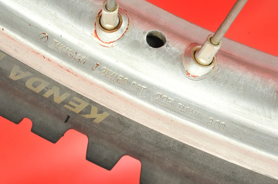 1996 - 2007 Suzuki RM125 RM250 RM 125 250 Front Wheel Tire Rim Hub Assembly - Image 3 of 4