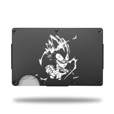 Custom Laser Engraved Wallet - VEGETA - GREAT GIFT WALLET