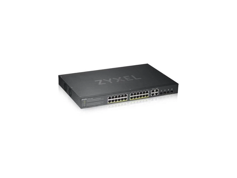 ZyXEL 24-Port Gigabit Smart Nebula Cloud Managed PoE Switch, 24 PoE+ Ports at - Image 4 of 4