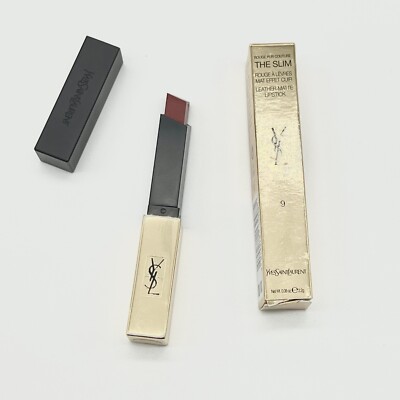 Yves Saint Laurent YSL Rouge Pur Couture The Slim Matte Lipstick #9 red enigma