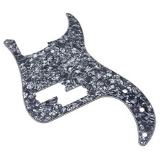 4-Ply P Bass Pickguard PB Scratch Plate for 4 String Precision Bass Gray Pearl