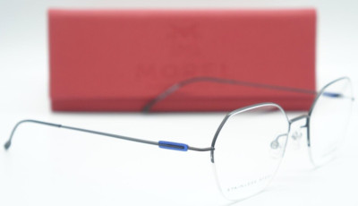 NEW MOREL LIGHTEC 30153L NP06 MATTE BLACK AUTHENTIC EYEGLASSES 50-18 FRANCE!