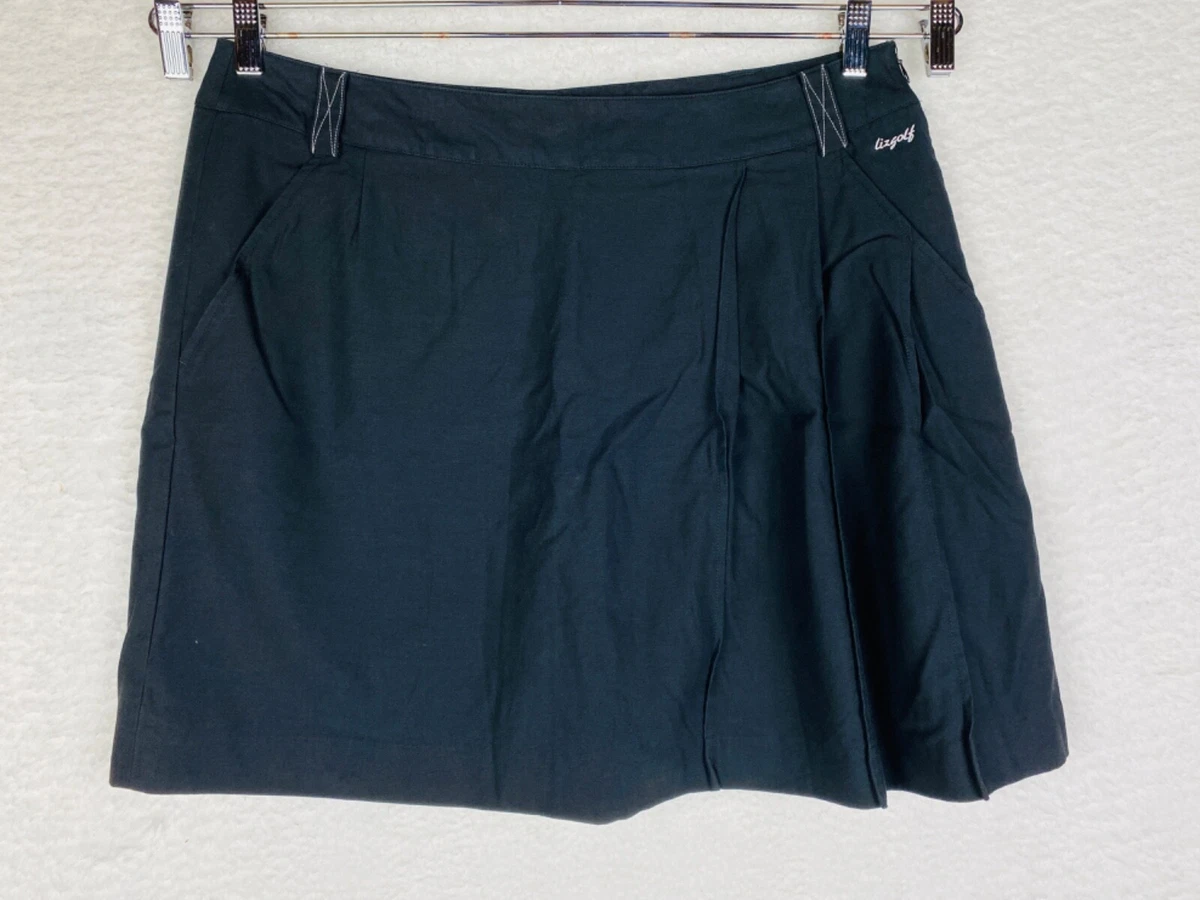 Liz Golf Skort Women s Size 16 cotton tencel blend Pockets Pleated
