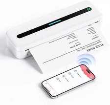 Itari Portable Printer Wireless M832 Inkless Thermal Transfer Printer 300DPI