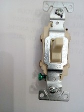 Cooper CSB220V Commercial Grade Double Pole Switch 20 Amp, Ivory