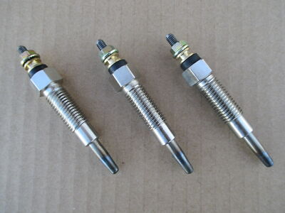 3 GLOW PLUGS FOR KUBOTA B7100D-P B7100HST-D B7100HST-E KH170 KH28 KH60 KH90
