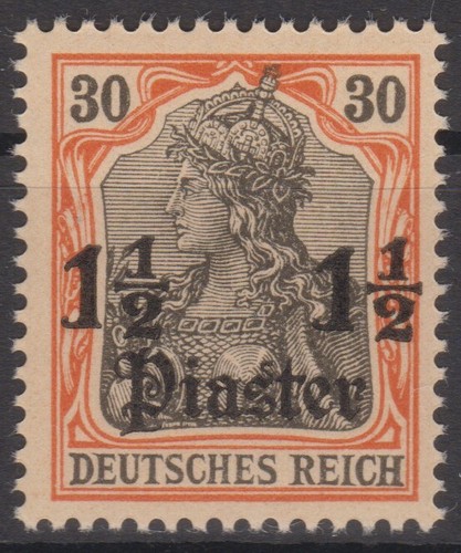 === Dt. Foreign Post Office Turkey Mi. 28, Cat.