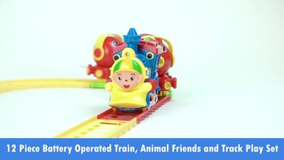 Electric Train Animal Friends Tracks Play Set Kids Toddlers Toy ...