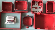 FIRE BACK BOXES (VARIETY) SYSTEM SENSOR, POTTER, STI (LOT) - NEW AND USED