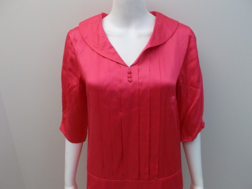 HI THERE FROM KAREN WALKER PINK DRESS SIZE 12 (#T2220) - Picture 2 of 3
