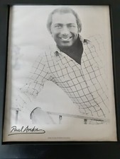Paul Anka Rare Original Promo Poster Ad Framed!