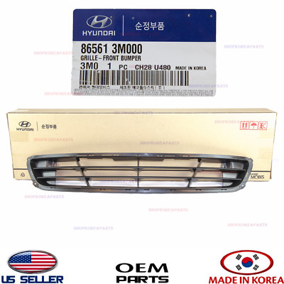  Genuine  OEM Lower Bumper Grill Center OEM 2009-2010 Hyundai Genesis Sedan