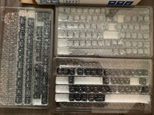Drop  Matt3o MT3 3277 Custom Keycap Set Base Kit Grey and Black Doubleshot ABS