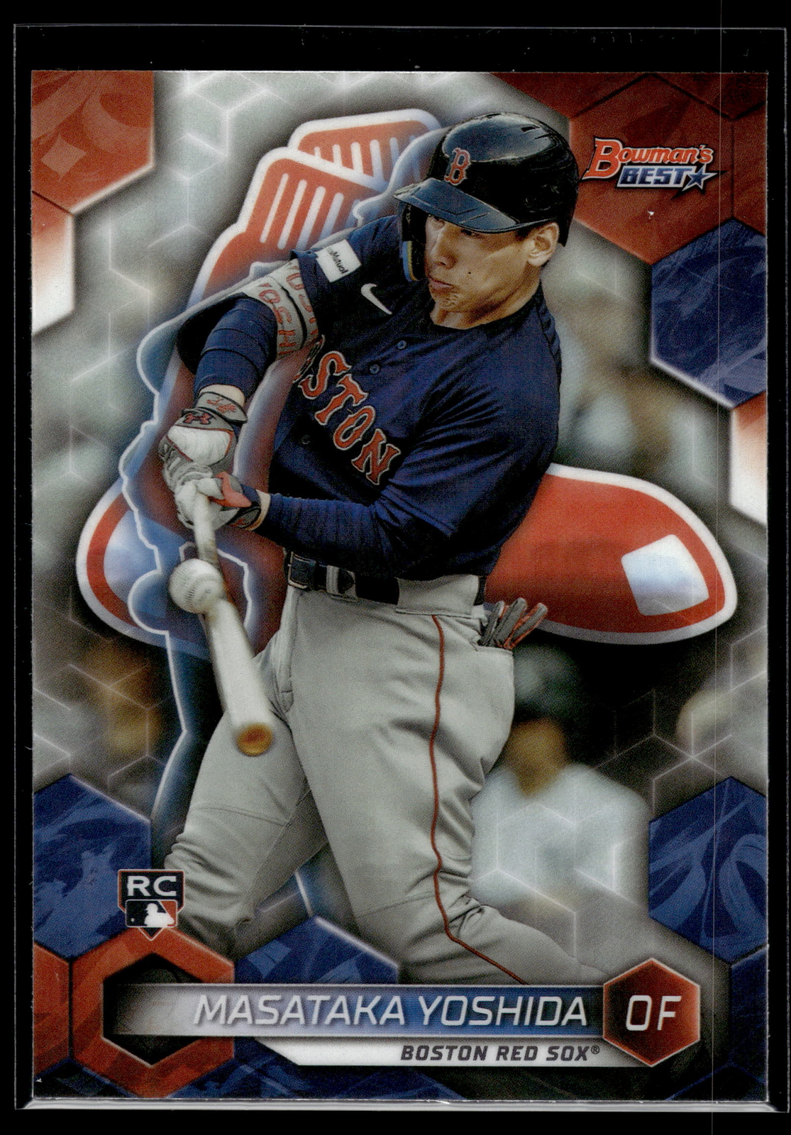 Masataka Yoshida 2023 Bowman's Best Refractor Rookie Card #40