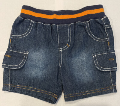 Absorba Boys Denim Shorts~~Blue~~3-6 Months~~$9.99~~NWT