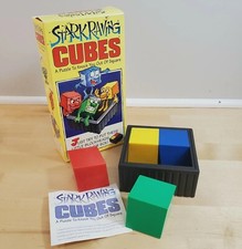 Stark Raving Cubes  Puzzle Game  Blockhead Square Fit  Wit's End 1995
