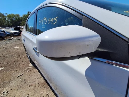 Used Right Door Mirror fits: 2015 Nissan Sentra Power w/o turn signals Right Gra