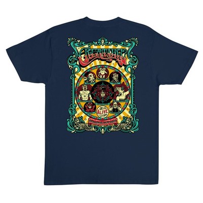 Creature SIDESHOW Skateboard T Shirt NAVY