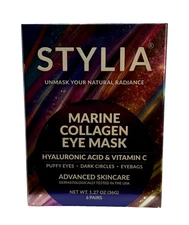 Stylia Marine Collagen Eye Mask NEW IN BOX~ 6 Pair