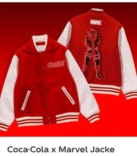 Coca Cola x Marvel Jacke Gr. M und Marvel Schildkappe Cap Superhelden NEU