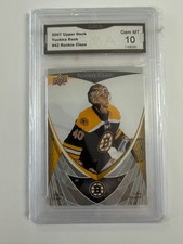 2007 UPPER DECK TUUKKA RASK ROOKIE CLASS #42 GMA 10