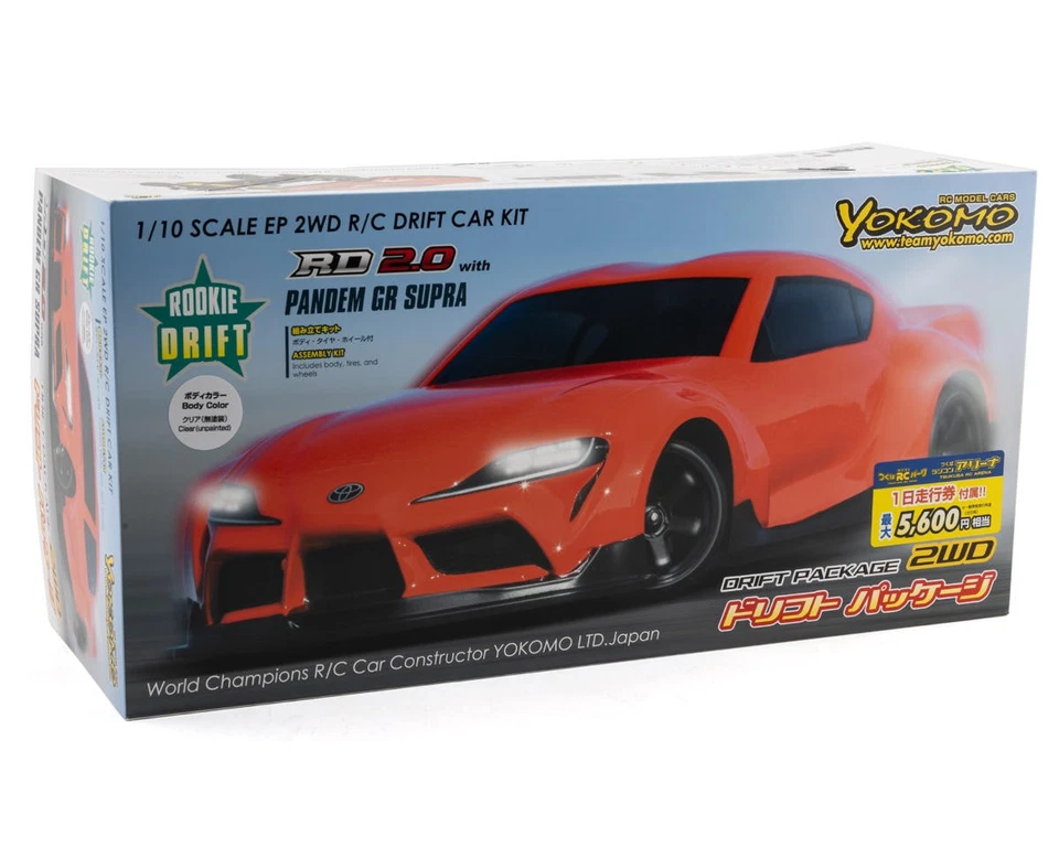 Yokomo RD2.0 "Rookie Drift" 1/10 RWD Drift Car Kit (Clear) [YOKDP-GRA90] - Image 3 of 3