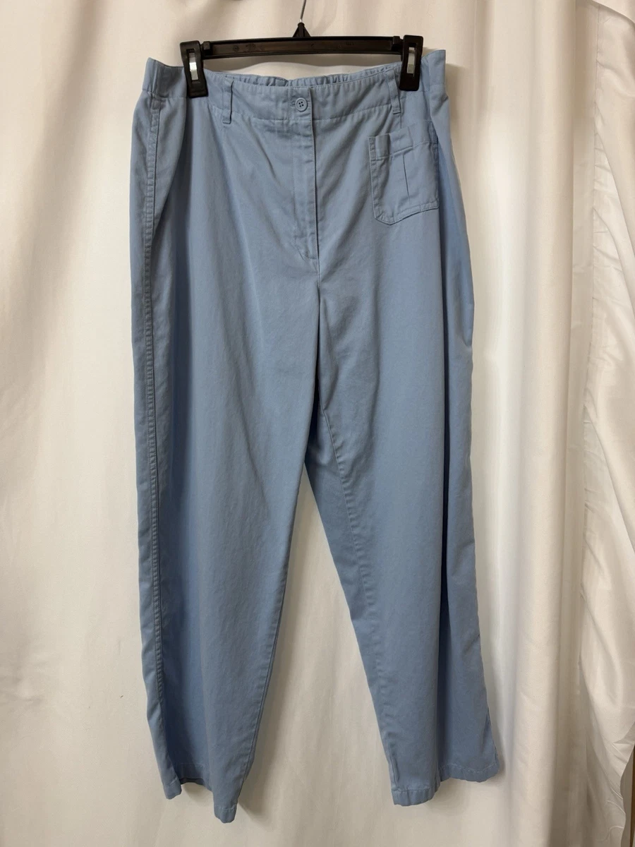 Pantalon Crop Talbots 'The Perfect Crop' - Taille 16P (Petites), Toile Seersucker Rose - Neuf Avec étiquettes