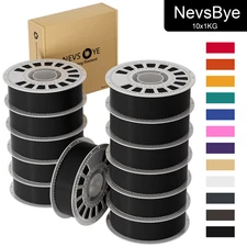 95A TPU PLA+ PLA SILK MATTE GLOW PETG ABS Filament Bundle Rapid 1.75mm Rainbow