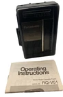 Panasonic RQ-V51 Stereo Radio Cassette Player Walkman AM FM Portable w Manual