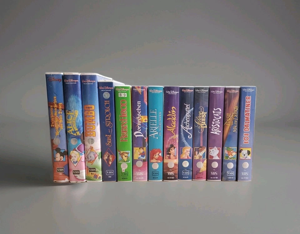 Walt Disneys Meisterwerke PAL Hologram VHS Kassetten auf deutsch Konvolut 