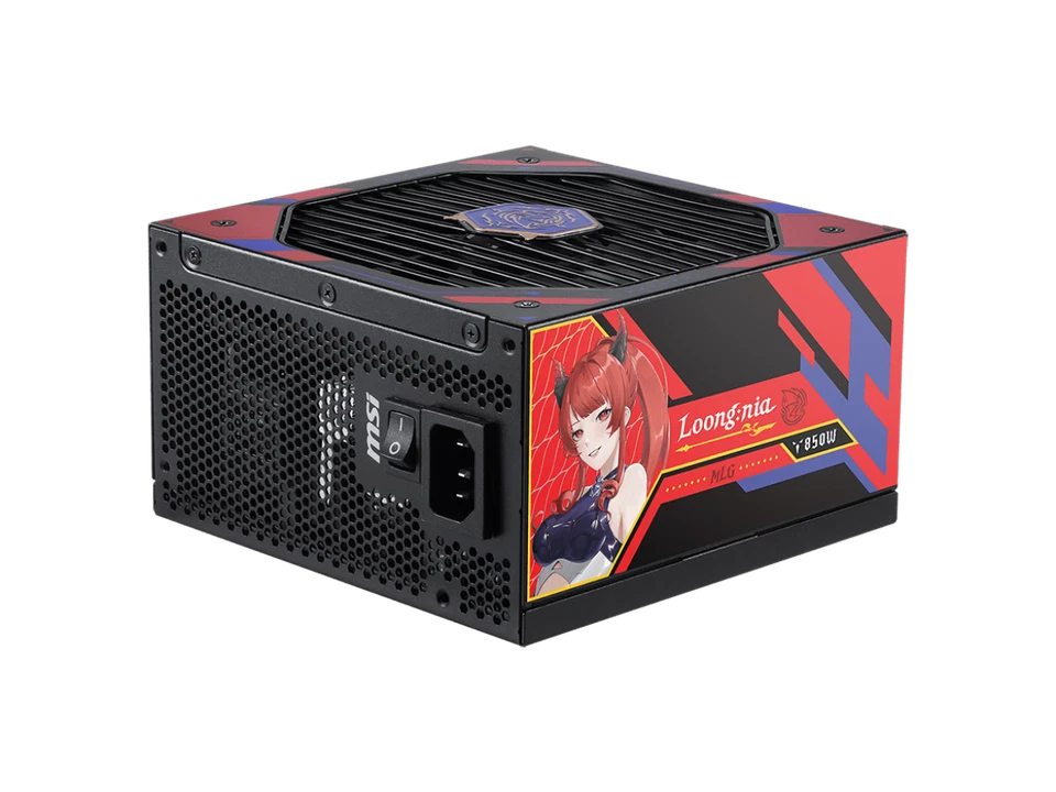 MSI A850GLS MLG EDITION, Fully Modular Compact Gaming 850W Power Supply, 80+ - Image 2 of 4