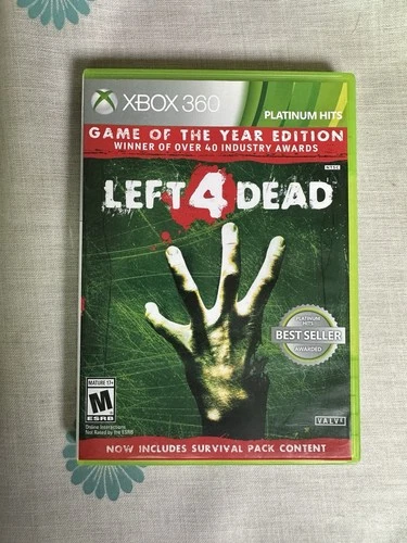 New ListingLeft 4 Dead Platinum Hits Game of the Year Edition Xbox 360 CIB