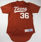 Vtg Champion Texas Longhorns 1993 Baseball Jersey Orange Size 46 Game Worn Team