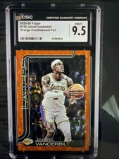 2025-26 Topps - Jarred Vanderbilt #155 Orange Crackleboard Foil 01/25 ( 9.5)