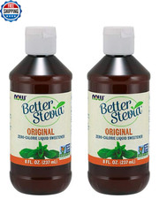 Now Foods Better Stevia Original Liquid Extract, 8 Ounce Bottle Pack of 2 