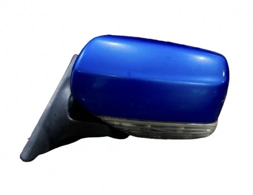 06-08 Subaru Forester Sports LH Drivers Side Mirror with Turn - World Rally Blue
