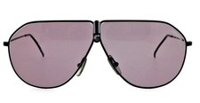 New Vintage CARRERA 5537 90 65mm Matte Black Aviator Sunglasses Austria