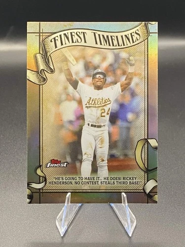 2026 Topps Finest Rickey Henderson Base (RAW)