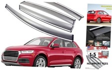 Side Window Visors Wind Deflectors Sun Rain Guards Compatible with 2018-2024