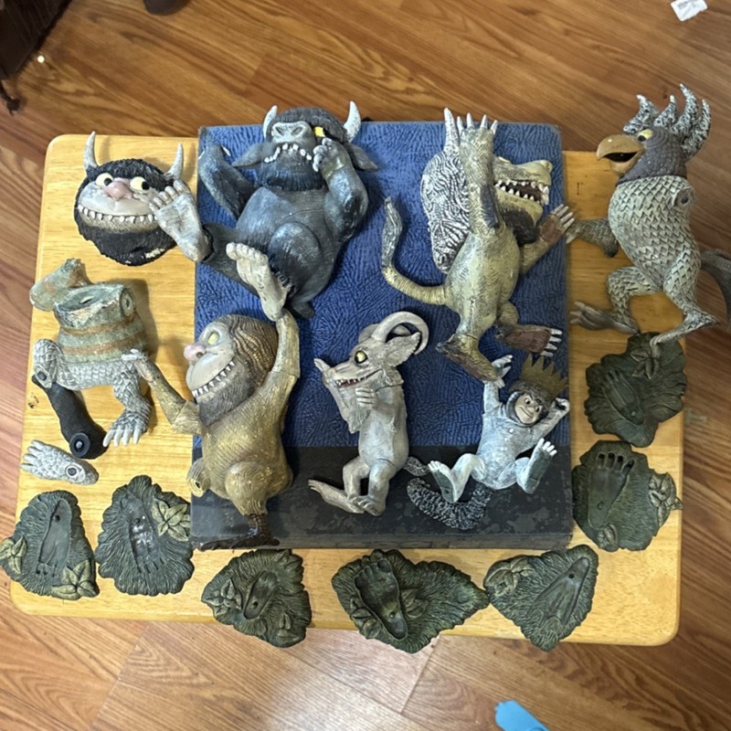 Where the Wild Things Are Fantasy Creature Figurines Set Collection