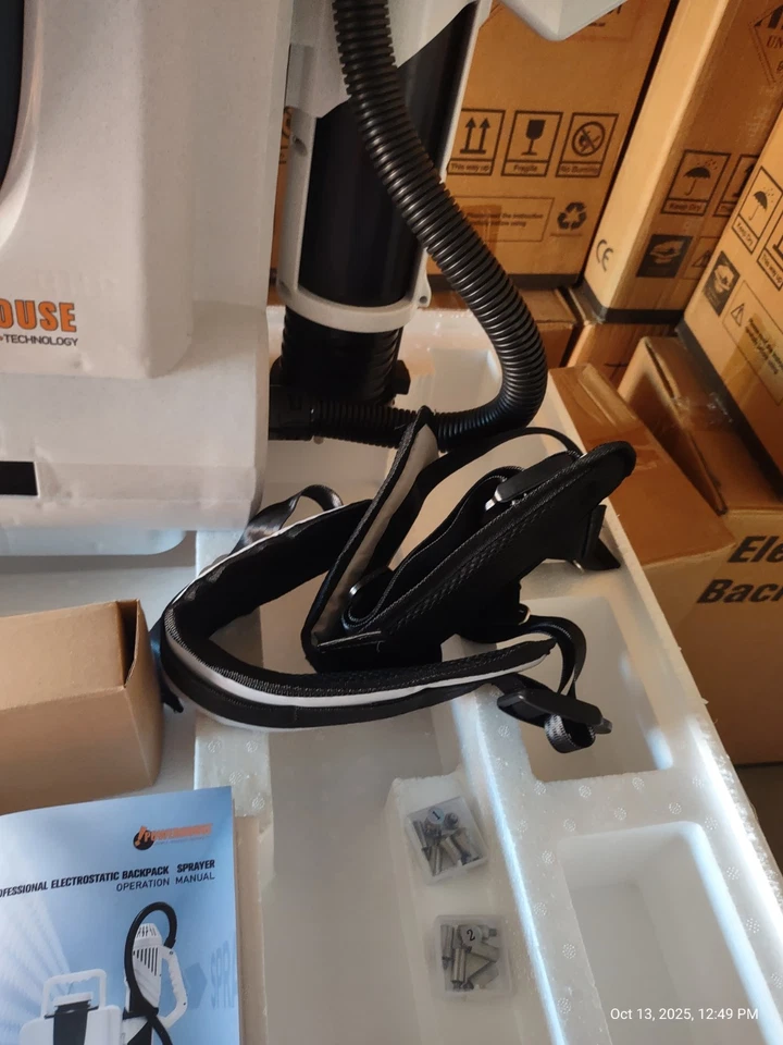 Portable Backpack Sprayer Fogger Disinfect Sanitize Rechargeable Cordless NEW - Image 4 of 4