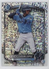 2025 Bowman Chrome Prospects Speckle Refractor 204/299 Fabian Lopez #BCP-19 1ce8