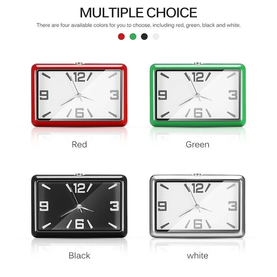 KFZ Armaturenbrett Quarz-Uhr Auto Zeitanzeige Quarzuhr Datum LKW Boot Mini Uhr - Bild 3 von 4