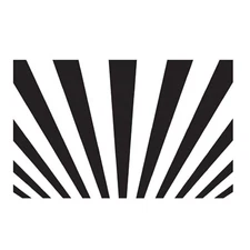 #349 Darice Embossing Folder Essentials SUNRAYS  # 30008392