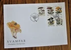 SWEDEN  1996 MUSHROOMS COMPLETE 5 STAMP SET  FDC VF UNADDR