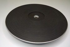 Garrard model 62 Turntable Metal Platter w/ Rubber Mat