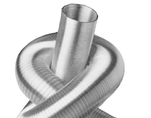 Tubo flexible de aluminio Intelmann (manguera de aire) Ø 50 mm - 400 mm - Imagen 3 de 3