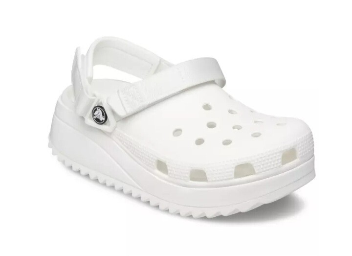 ゴッデス Crocs Men and Women's Classic Hiker Clogs Black White 206772