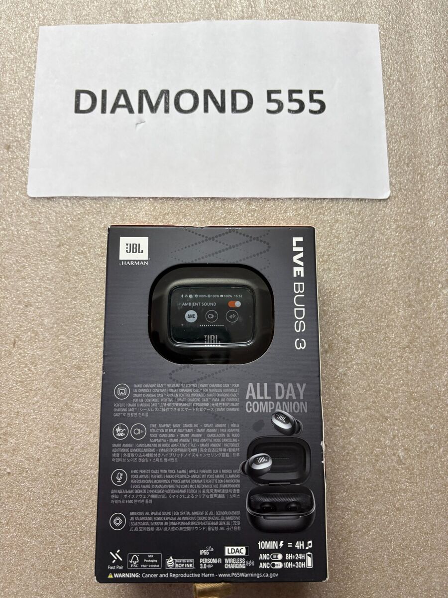JBL Live Buds 3 Noise-canceling True Wireless Earbuds JBL Live Buds 3 Noise-canceling True Wireless Earbuds